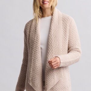 Barefoot Dreams NWOT CozyChic® Honeycomb Shawl Cardigan